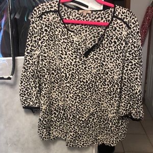 Soirée 1x leopard blouse